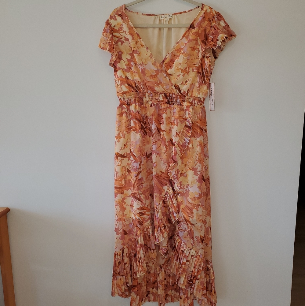 NWT Indigo Rose Fall Summer Maxi dress Size L